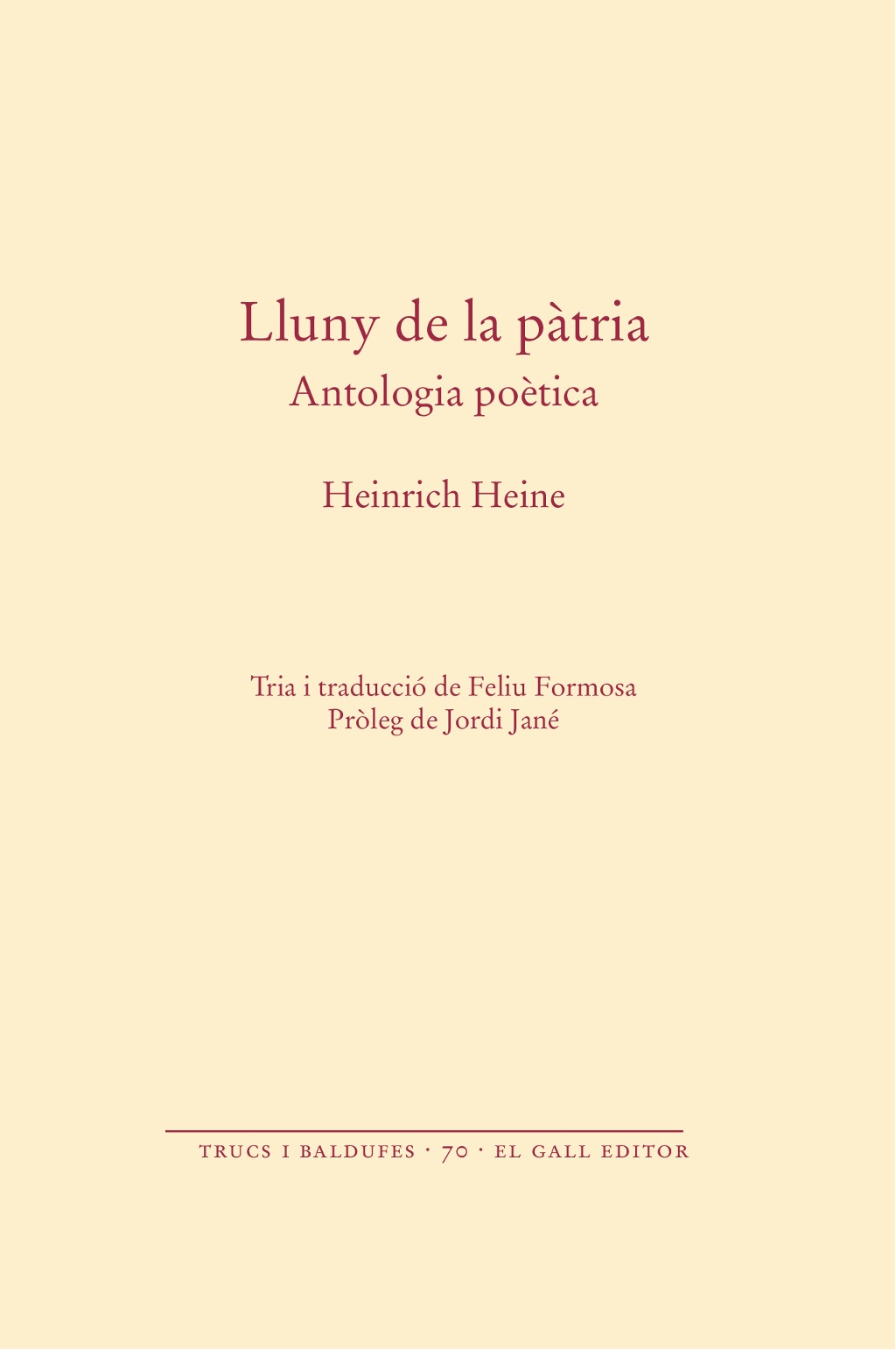 Lluny de la pàtria. Antologia poètica